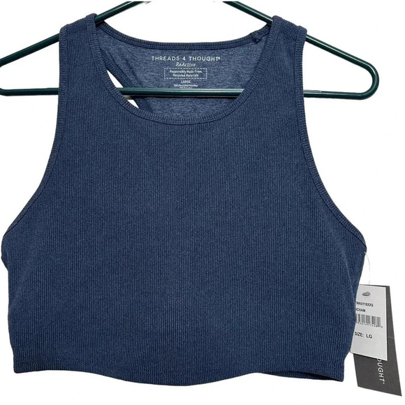 Threads 4 Thought NWT’s Kensi Rib Sports Bra. Size large - Picture 1 of 8